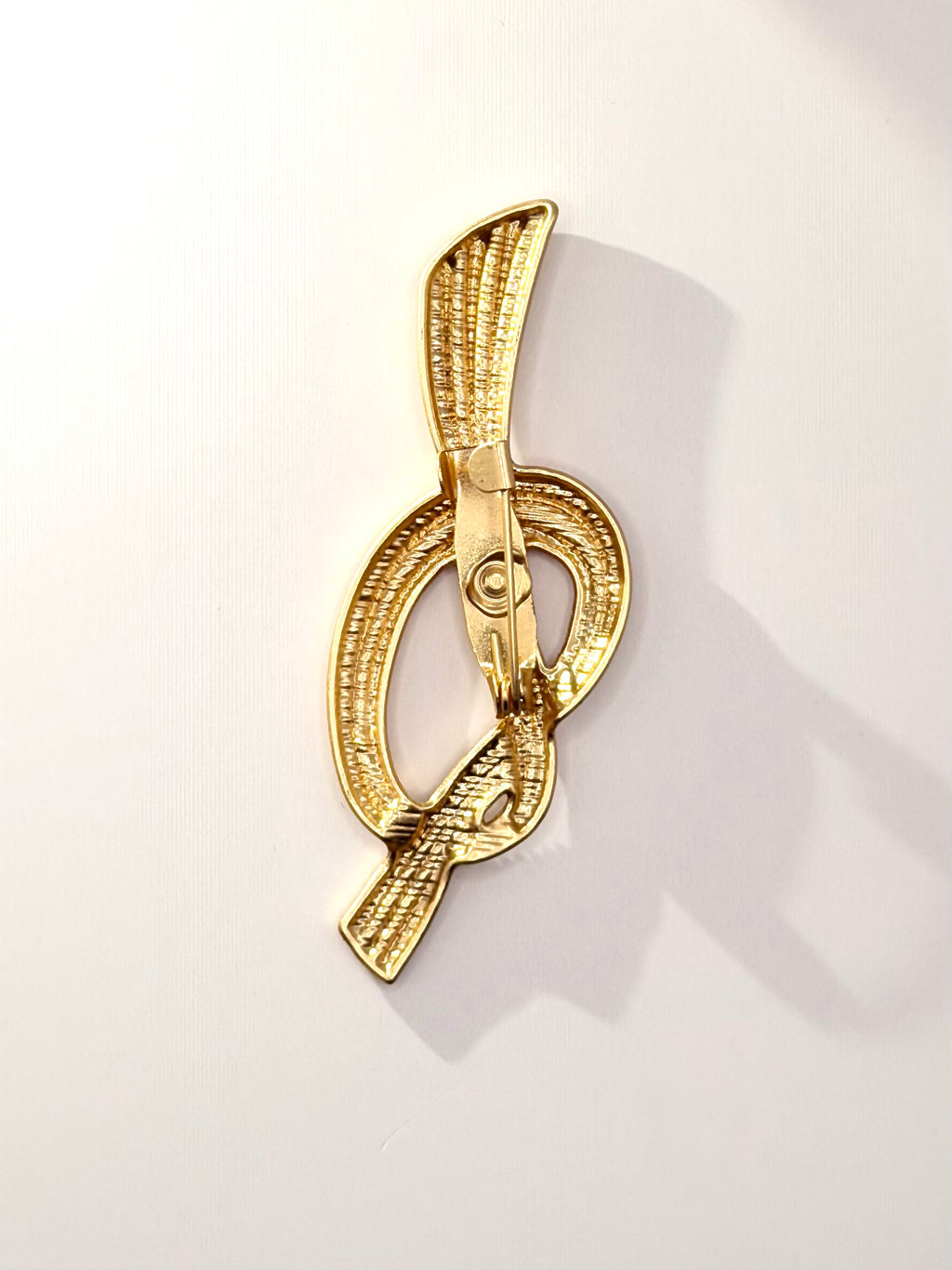 French Eternal Knot Minimalist Brooch