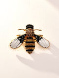 Imperial Bee Crystal Brooch