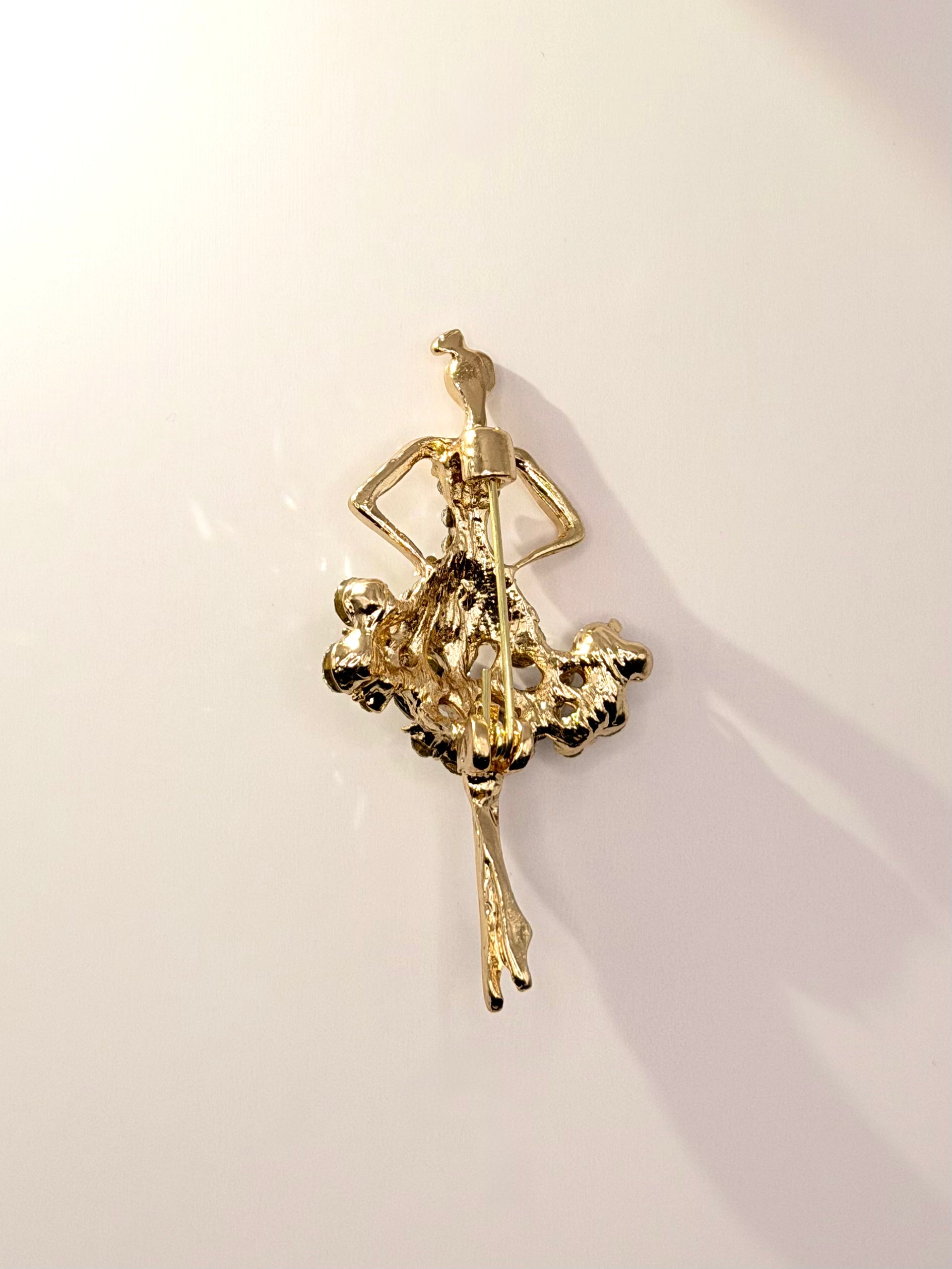 Crystal Ballerina Brooch