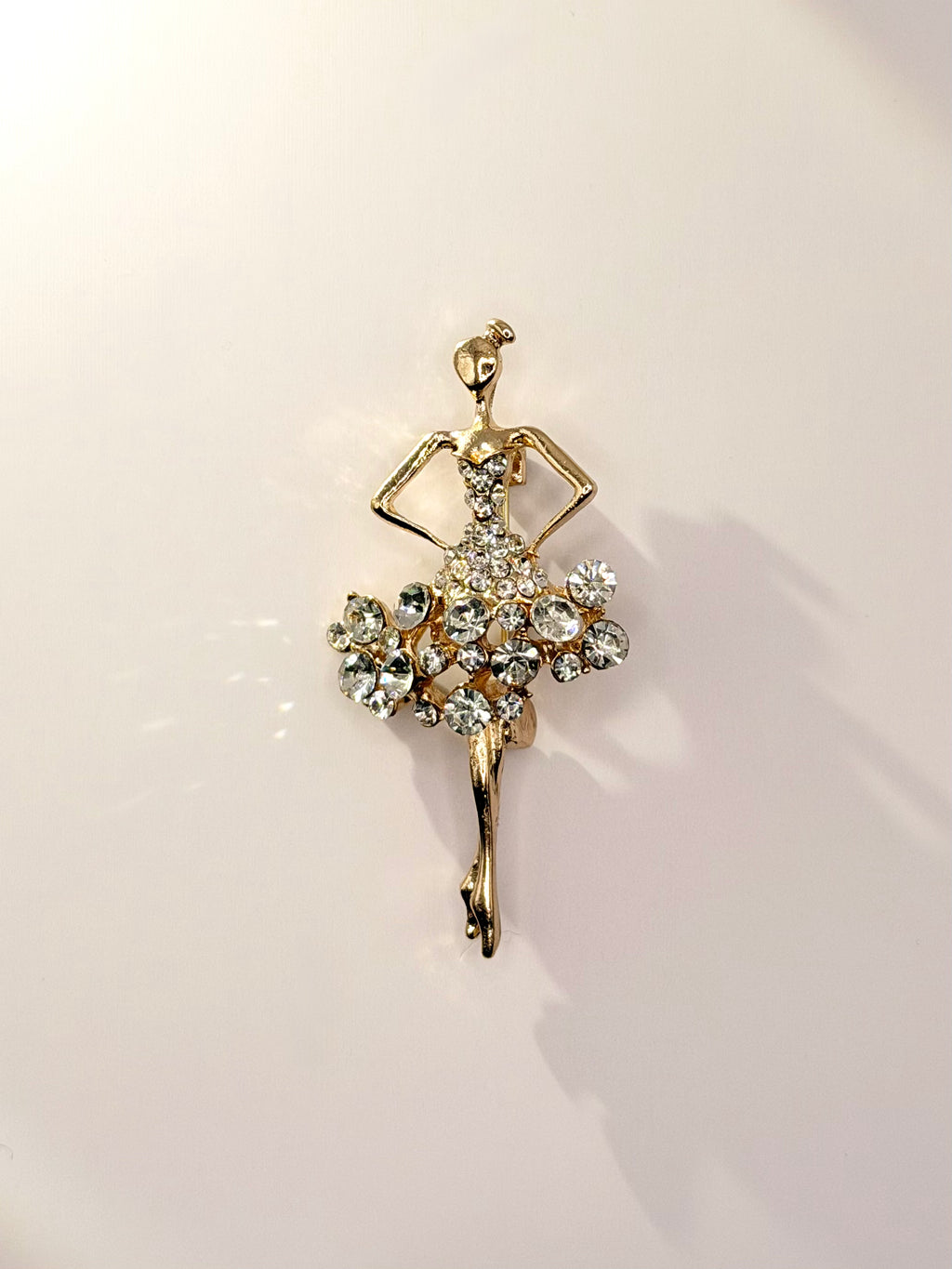 Crystal Ballerina Brooch